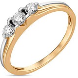 Золотое обручальное кольцо с бриллиантами, 1688713