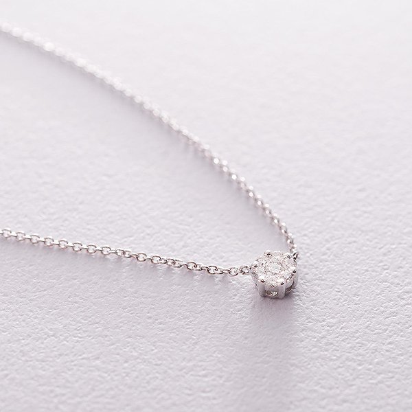 Золотое колье с бриллиантами