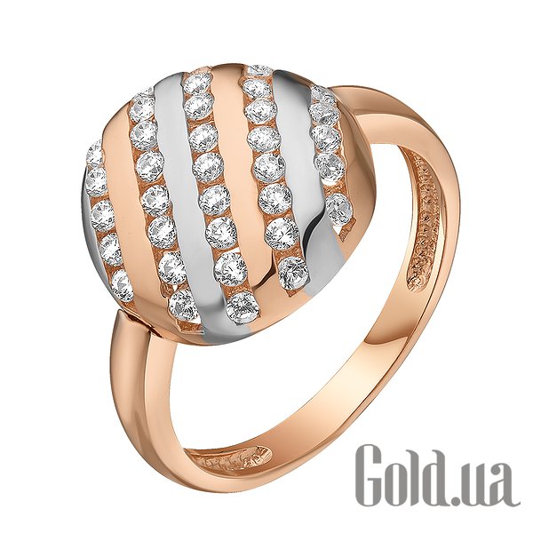 Купить Женское золотое кольцо с куб. циркониями