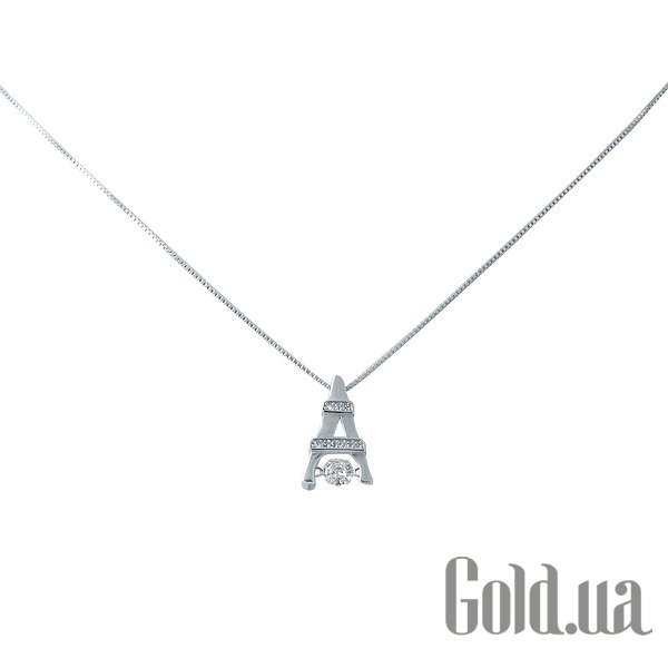 

Женские кулоны Fresh Jewelry, Серебряный кулон с цепочкой с куб. циркониями
