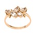 Женское золотое кольцо с кварцами - фото 2