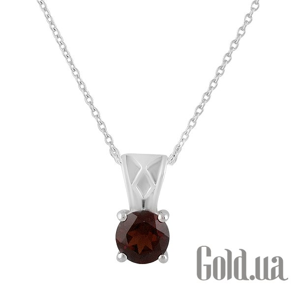 

Женские кулоны Fresh Jewelry, Серебряный кулон с цепочкой с гранатом