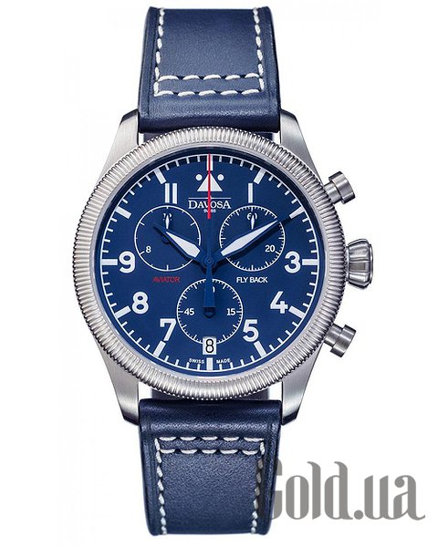 

Швейцарские часы Davosa, Мужские часы Aviator Fly Back Chronograph Quartz 162.499.45