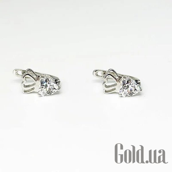 

Серьги Silvex925, Серебряные серьги с кристаллами Swarovski