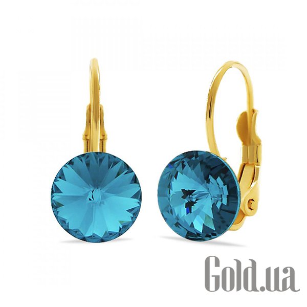 

Серьги Kobi, Желтый, Серьги с кристаллами Swarovski в позолоте