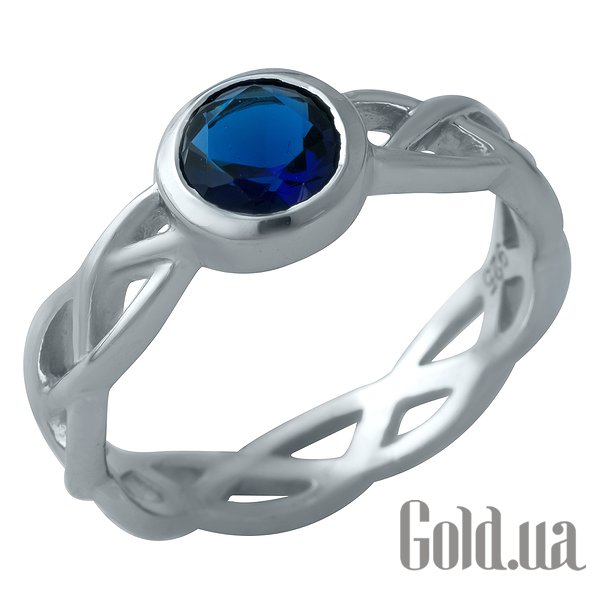 

Женские кольца Fresh Jewelry, Женское серебряное кольцо с синт. сапфиром, 17