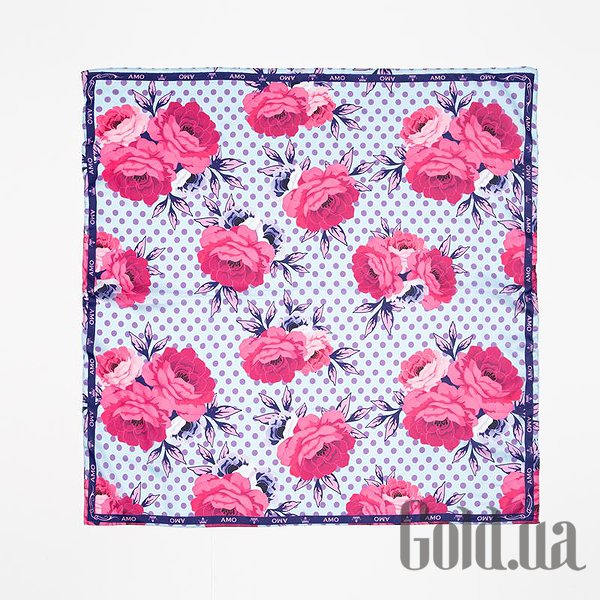 

Шарф/платок Amo Accessori, Фиолетовый;розовый, Платок "Peonies" AMOp70701