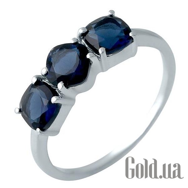 

Женские кольца Fresh Jewelry, Женское серебряное кольцо с синт. сапфирами, 17.5