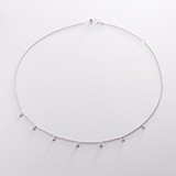 Золотое колье с бриллиантами, 1713034