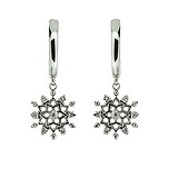Срібні сережки з діамантами, 1716362