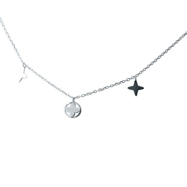 Серебряное колье