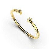 Женское золотое кольцо с бриллиантами, 1768842