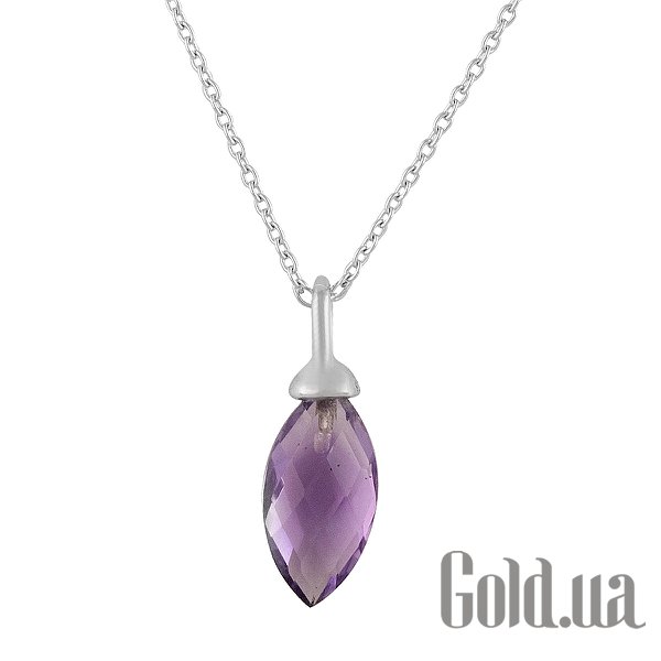 

Женские кулоны Fresh Jewelry, Серебряный кулон с цепочкой с аметистом