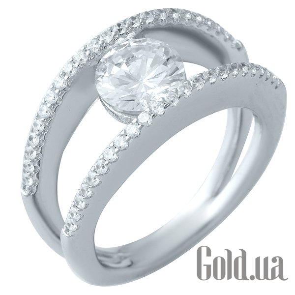 

Женские кольца Fresh Jewelry, Женское серебряное кольцо с куб. циркониями, 17