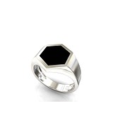 Мужское серебряное кольцо, 1551243