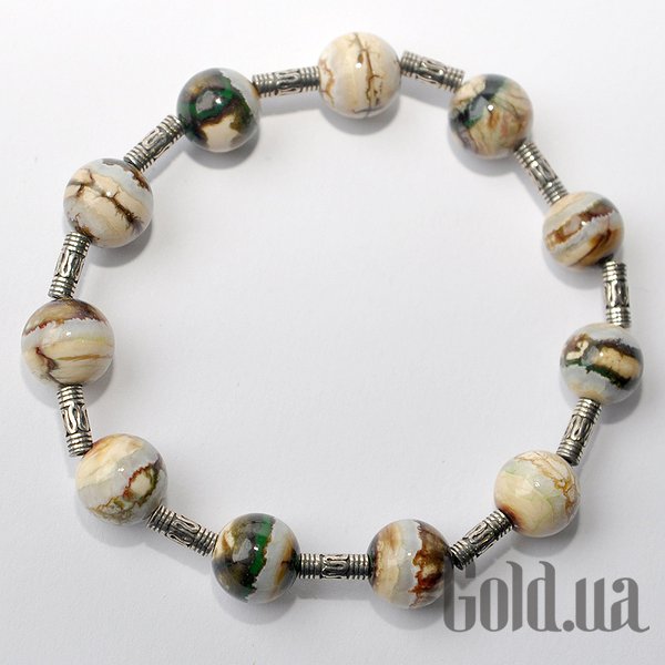 

Женские браслеты Borisov Jewelry, Женский серебряный браслет из зуба мамонта, 19