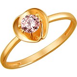 Женское золотое кольцо с куб. цирконием, 1635979