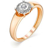 Золотое кольцо с бриллиантами, 1636747