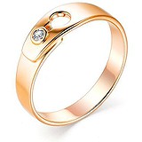 Женское золотое кольцо с бриллиантом, 1667467