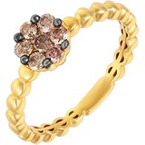 Женское золотое кольцо с бриллиантами, 1669771