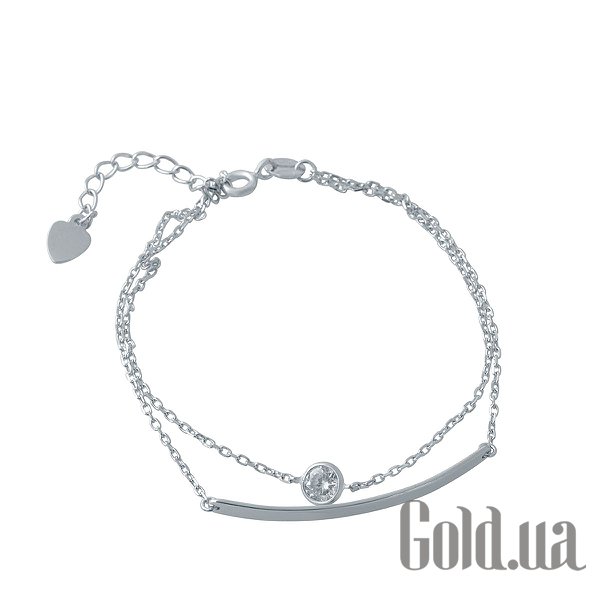 

Женские браслеты Fresh Jewelry, Женский серебряный браслет с куб. цирконием, 17