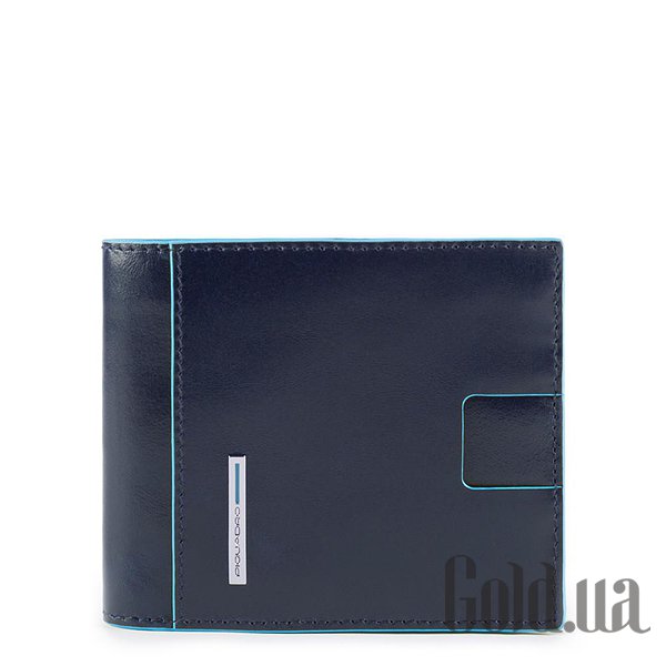 

Бумажник Piquadro, Синий, Портмоне Blue Square PU5185B2R_BLU2