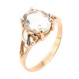 Женское золотое кольцо с кварцем, 1741451