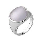 Женское серебряное кольцо с кошачьим глазом (2054900), фото