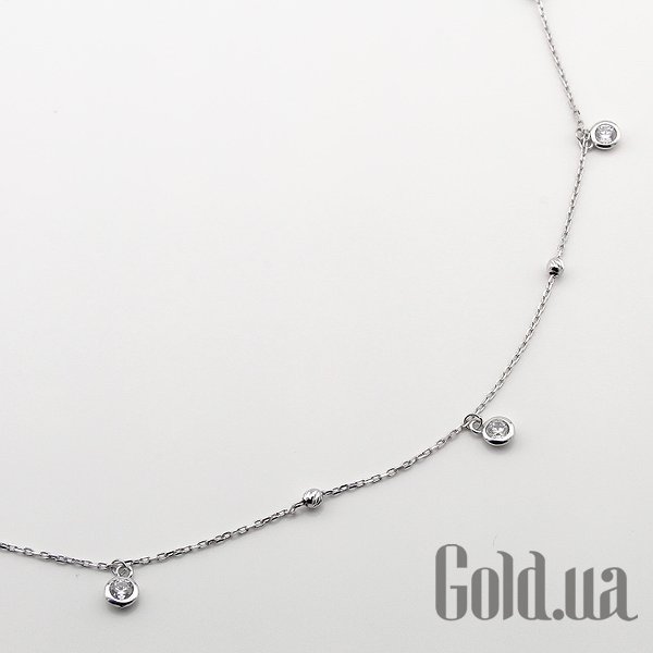 

Колье Украина, Золотое колье с куб. циркониями, 40