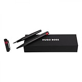 Hugo Boss Набір Diamond Black кулькова ручка та пір'яна ручка HPBP367A, 1785483