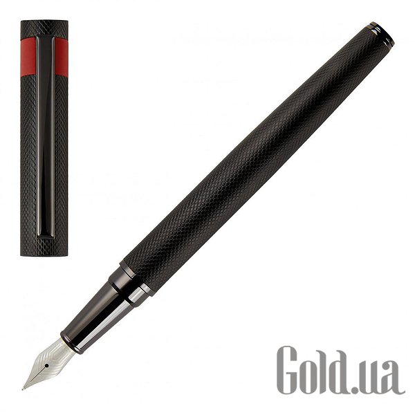 Ручка Hugo Boss Набір Diamond Black кулькова ручка та пір`яна ручка HPBP367A