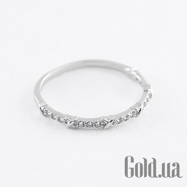 

Обручальное кольцо Silvex925, Серебряное обручальное кольцо с куб. циркониями, 14.5