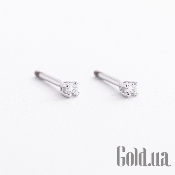 

Серьги-гвоздики Украина, Золотые серьги с куб. циркониями