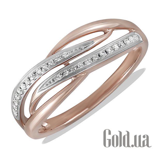 

Кольцо Lurie Jewelry, Женское золотое кольцо с бриллиантами, 17.5
