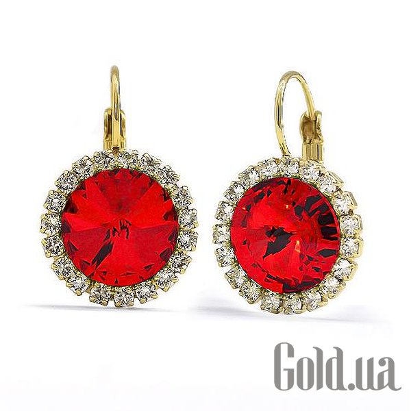 

Серьги Kobi, Желтый, Серьги с кристаллами Swarovski в позолоте