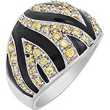 Женское серебряное кольцо с куб. циркониями, 1602956