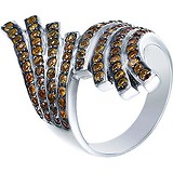 Женское серебряное кольцо с сапфирами, 1644684