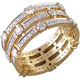 Женское золотое кольцо с бриллиантами, 1648012