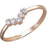 Женское золотое кольцо с бриллиантами, 1672844