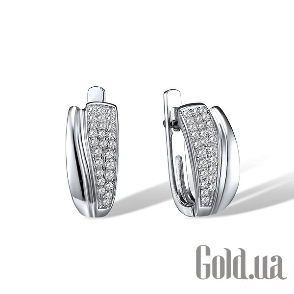 

Серьги Lurie Jewelry, Серебряные серьги с куб.циркониями