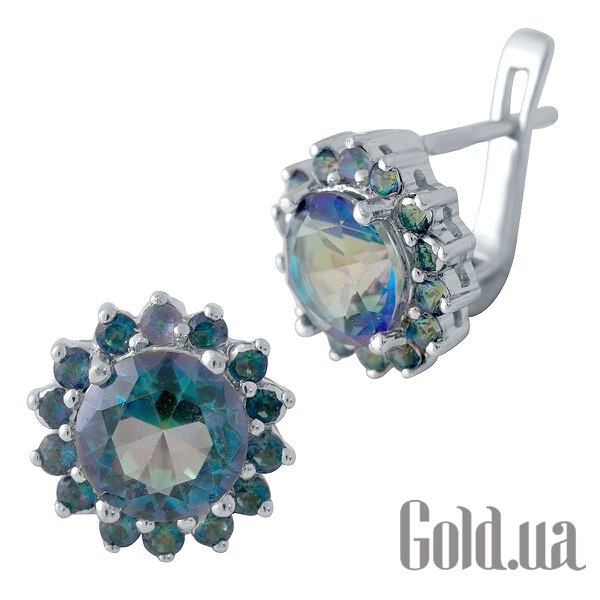 

Серьги Fresh Jewelry, Серебряные серьги с топазами