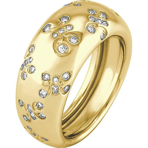Korloff Золотое обручальное кольцо с бриллиантами