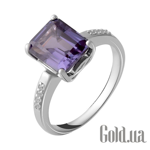 

Женские кольца Fresh Jewelry, Женское серебряное кольцо с куб. циркониями и александритом, 18