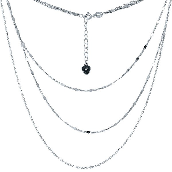 Серебряное колье