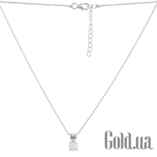 Жіночі кулони Fresh Jewelry Срібний кулон з ланцюжком з опалом