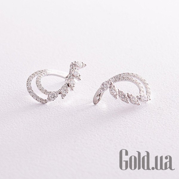 

Серьги Украина, Золотые серьги с бриллиантами