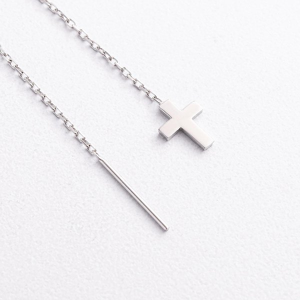 Серебряные серьги onx123467 – изображение 2