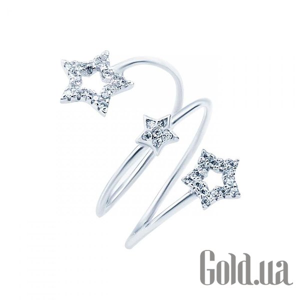 

Женские кольца Lurie Jewelry, Женское серебряное кольцо с куб. циркониями, 17.5