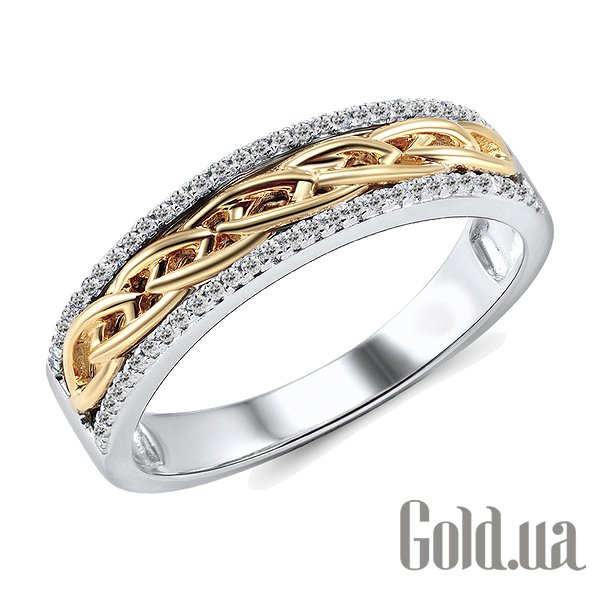 

Обручальное кольцо Lurie Jewelry, Золотое обручальное кольцо с бриллиантами, 17