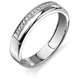 Золотое обручальное кольцо с бриллиантами, 1636749